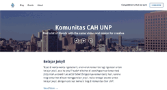 Desktop Screenshot of cah.unpkediri.ac.id